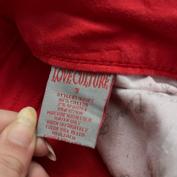 Red skinny jeans - Picture 3 of 3